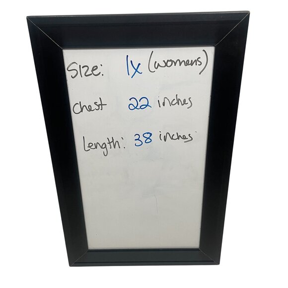 Ava & Viv Dress Black Womens 1X Pockets Stretch Polyester Spandex Short Sleeve - Picture 6 of 7